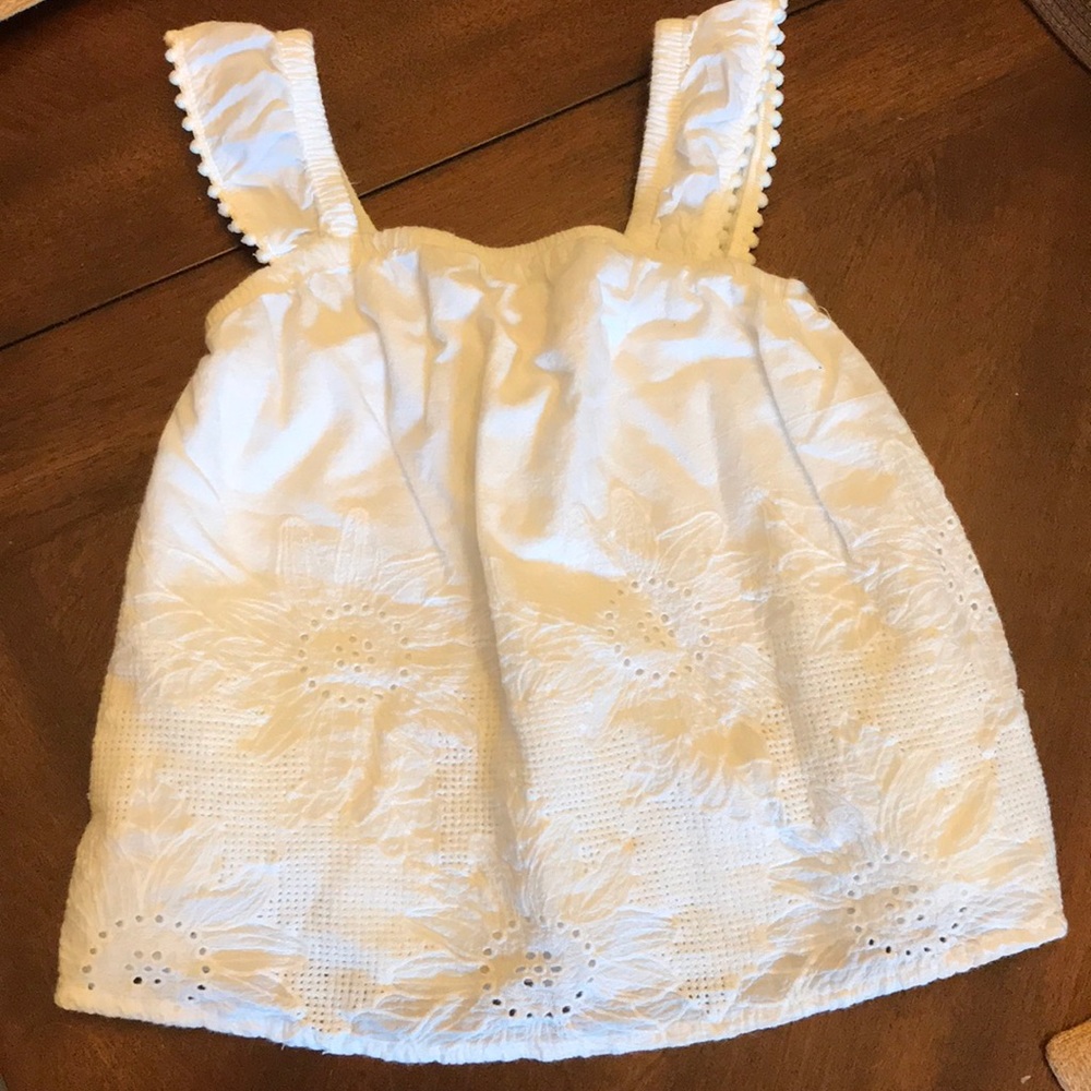 Girls white top